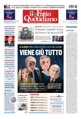 Cover of Il Fatto Quotidiano