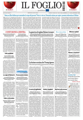 Cover of Il Foglio Quotidiano