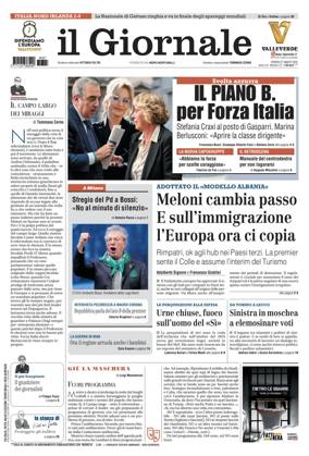 Cover of Il Giornale (Italy)
