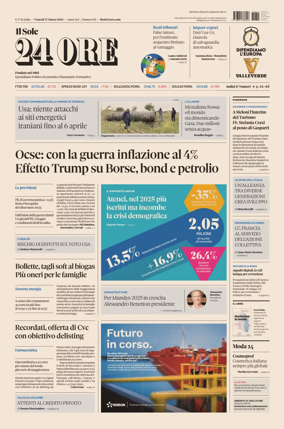 Cover of Il Sole 24 Ore