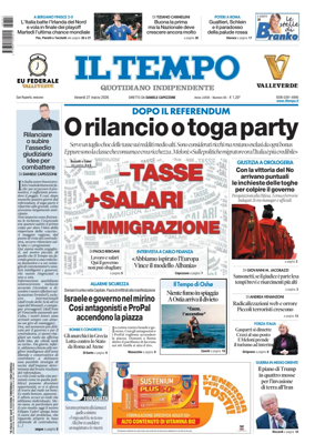 Cover of Il Tempo (Nazionale)