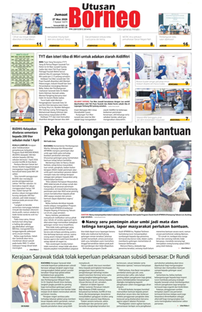 Cover of Utusan Borneo (Sarawak)