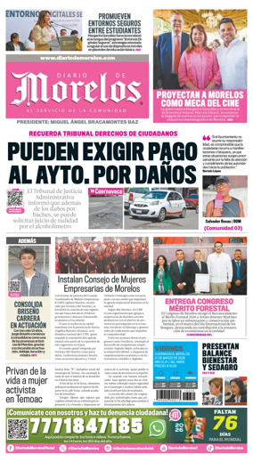Cover of Diario de Morelos