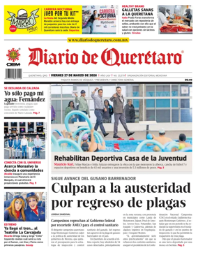 Cover of Diario de Queretaro