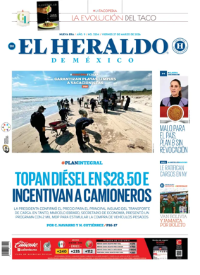 Cover of El Heraldo de Mexico