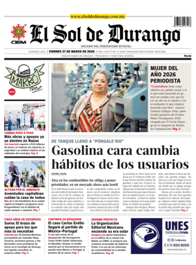 Cover of El Sol de Durango