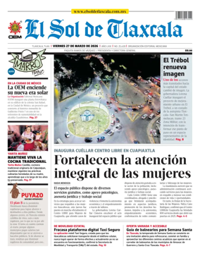 Cover of El Sol de Tlaxcala