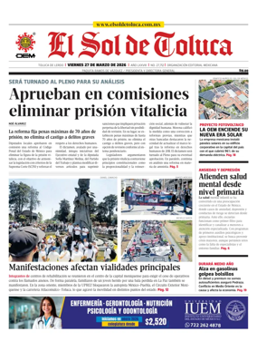 Cover of El Sol de Toluca