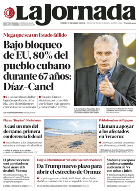 Cover of La Jornada