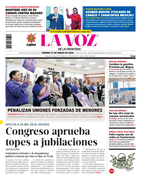 Cover of La Voz de la Frontera