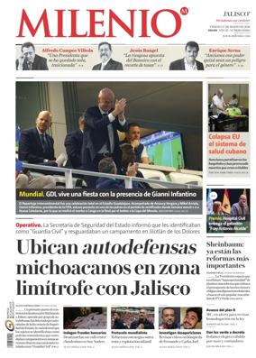 Cover of Milenio Jalisco