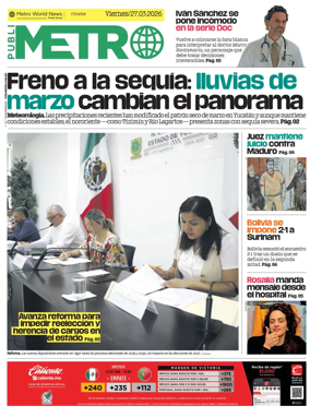 Cover of Publimetro Merida