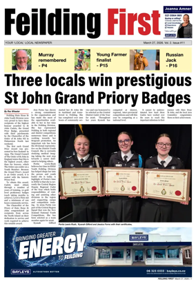 Cover of Feilding First