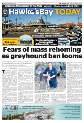 Cover of Hawke's Bay Today