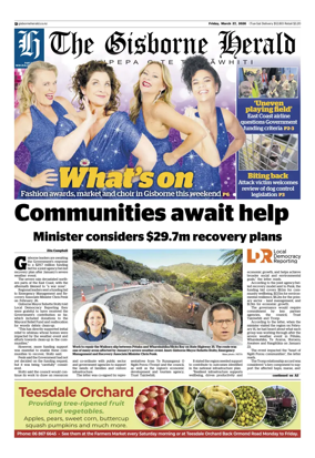 Cover of The Gisborne Herald