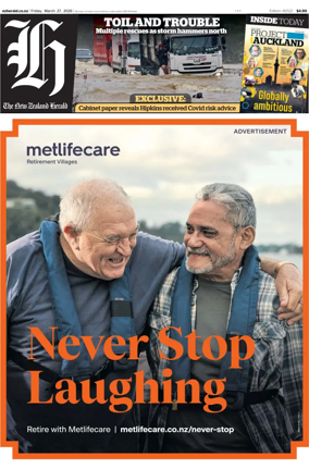 Cover of The New Zealand Herald