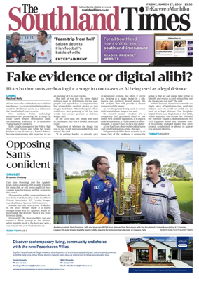 Cover of The Southland Times