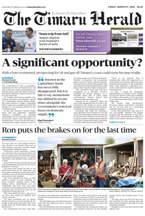 Cover of The Timaru Herald