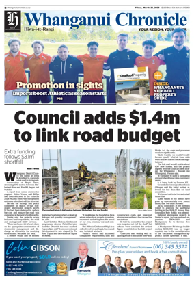 Cover of Whanganui Chronicle