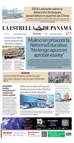 Cover of La Estrella de Panama