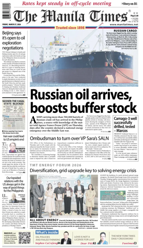 Cover of The Manila Times