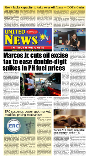 Cover of United News - English Edition