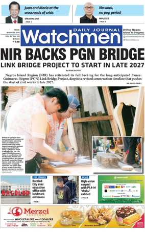 Cover of Watchmen Daily Journal