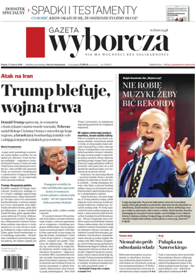 Cover of Gazeta Wyborcza