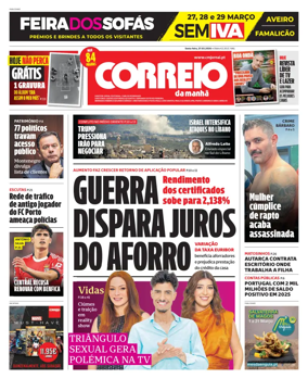 Cover of Correio da Manha