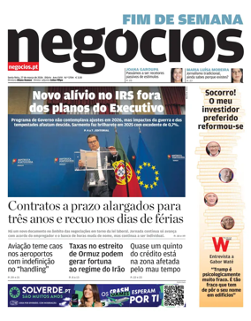Cover of Jornal de Negocios