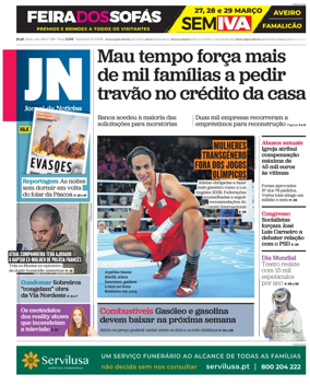 Cover of Jornal de Noticias