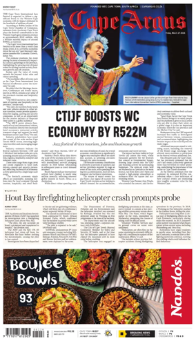 Cover of Cape Argus (PM Edition)