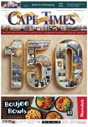 Cover of Cape Times
