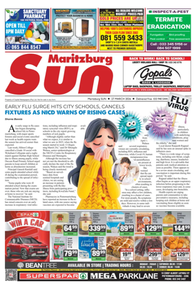 Cover of Maritzburg Sun (South Africa)
