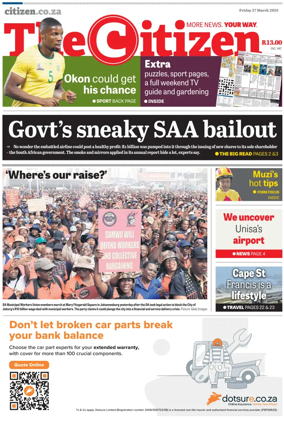 Cover of The Citizen (Gauteng)