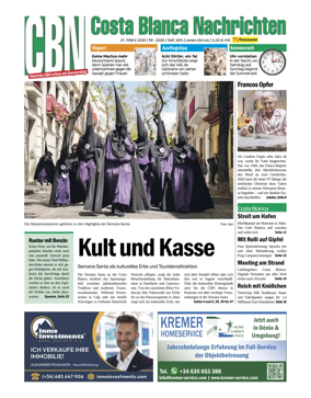 Cover of Costa Blanca Nachrichten