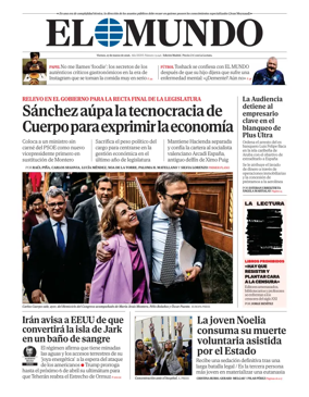 Cover of El Mundo Madrid