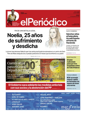 Cover of El Periodico - Castellano