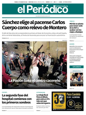 Cover of El Periodico Extremadura