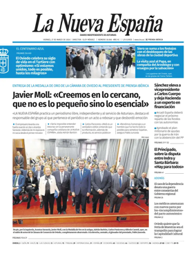 Cover of La Nueva Espana (Oviedo)