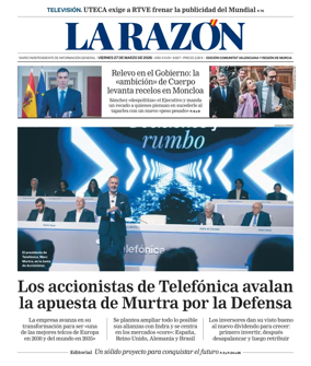 Cover of La Razon (Levante)