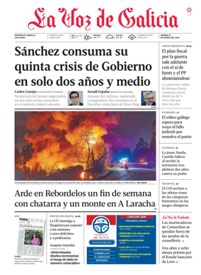 Cover of La Voz de Galicia (Carballo)