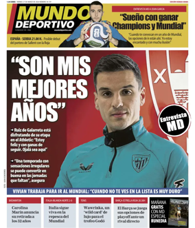 Cover of Mundo Deportivo (Bizkaia-Araba)