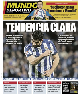 Cover of Mundo Deportivo (Gipuzkoa)