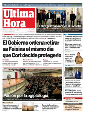 Cover of Ultima Hora
