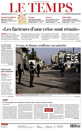 Cover of Le Temps