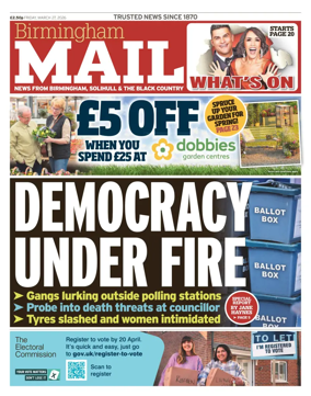 Cover of Birmingham Mail