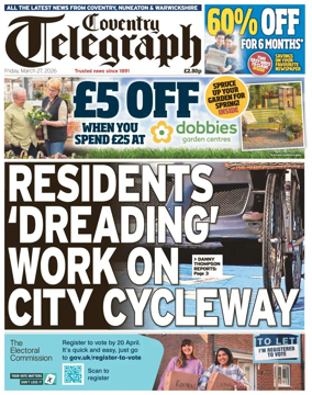 Cover of Coventry Telegraph