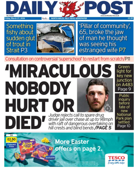 Cover of Daily Post (North Wales)