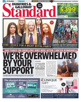 Cover of Dumfries & Galloway Standard